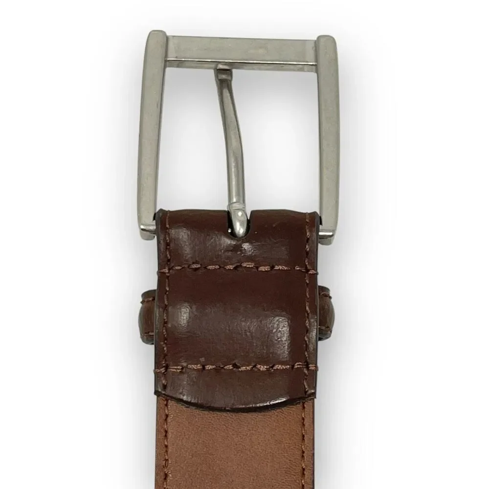 Chaps Brown Leather Belt Men’s Size 38